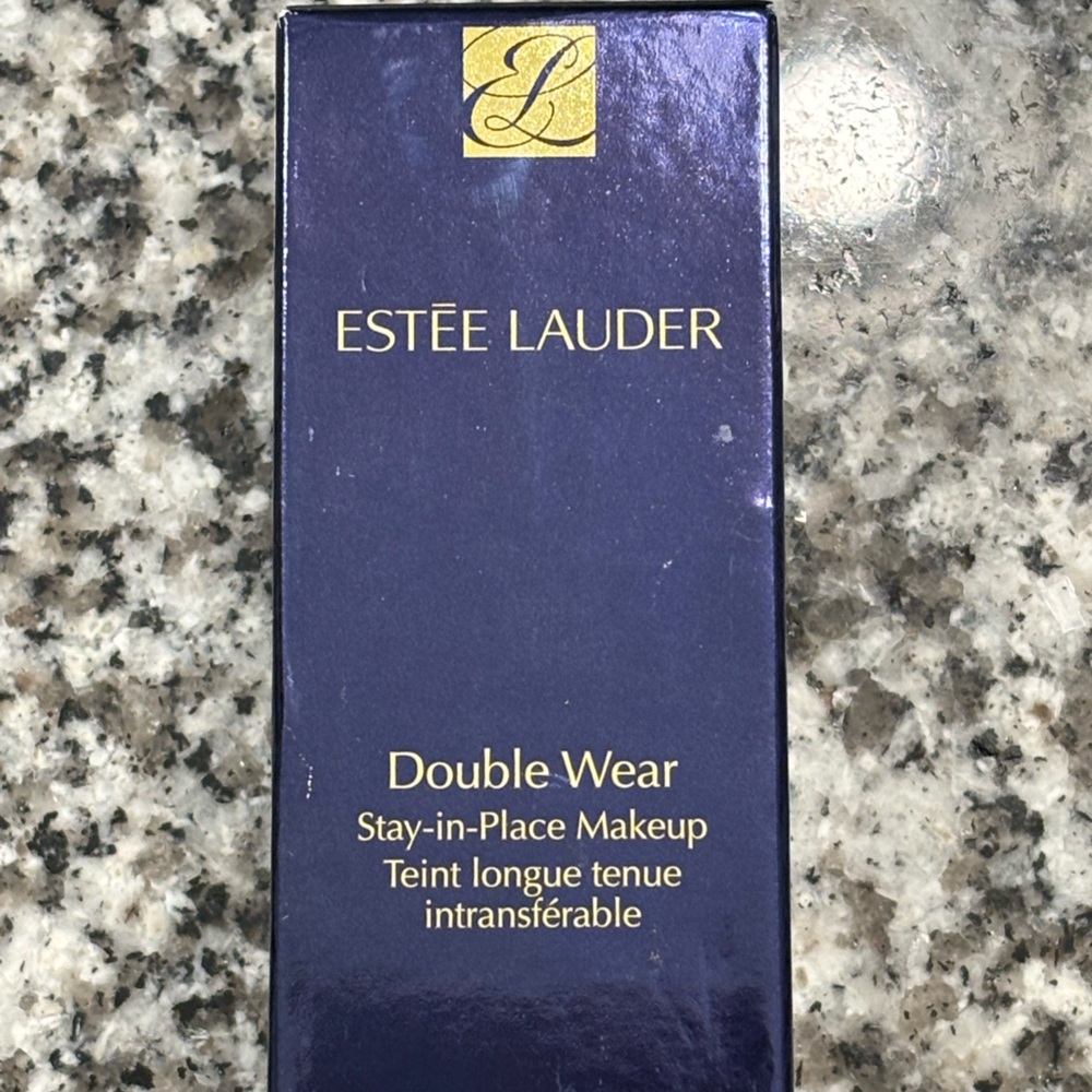 Estee Lauder Double Wear Foundation - Deep Blue and Gold